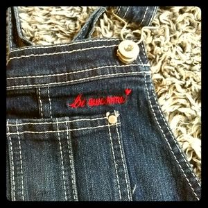 Distressed Shortalls